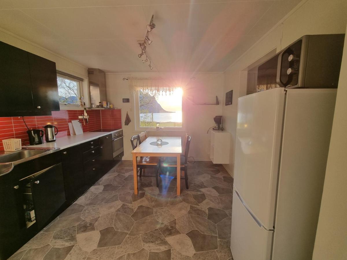 Nappstraumen Seaview holiday home Haug Exterior foto