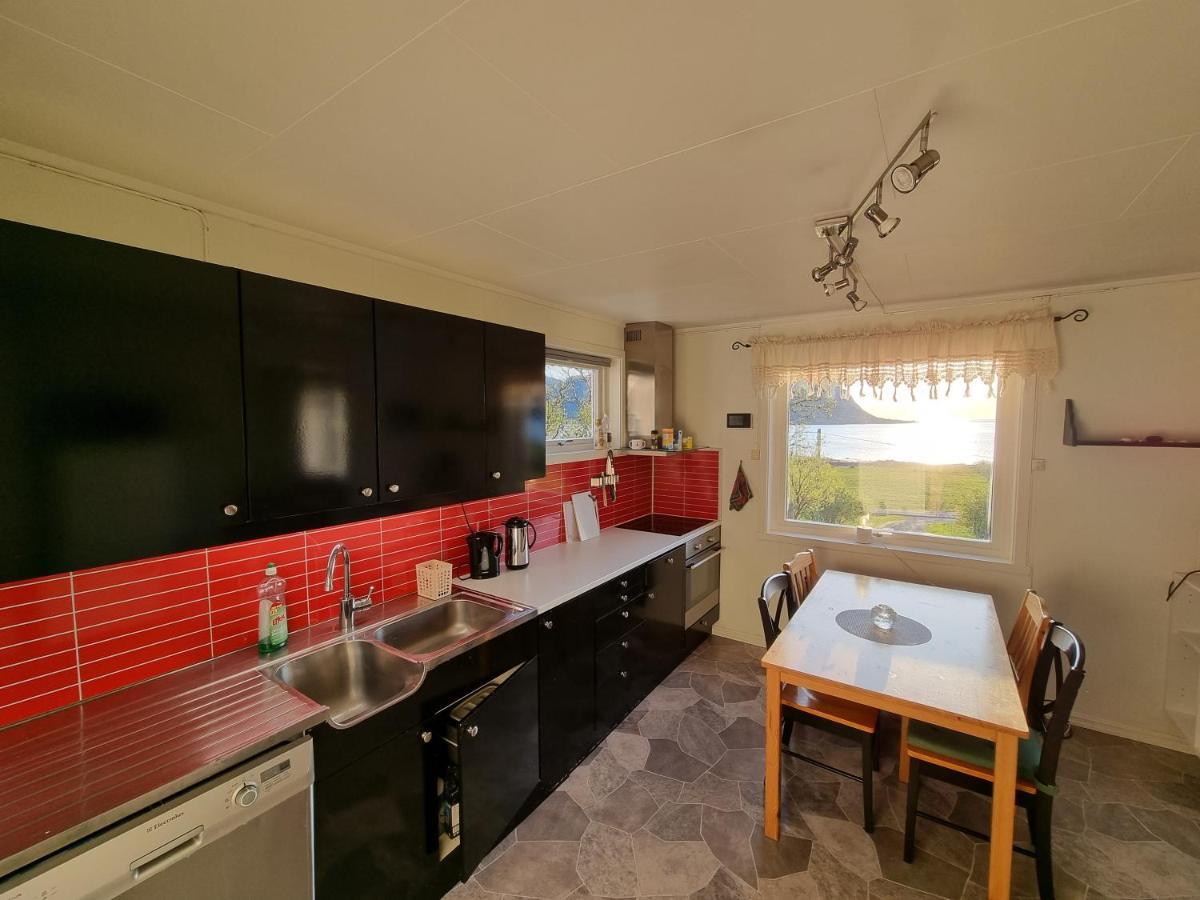Nappstraumen Seaview holiday home Haug Exterior foto